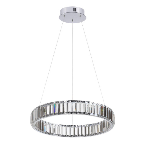 4930/30L L-VISION ODL24 591 хром/прозрачный металл/хрусталь Люстра LED 30W 4000K 3570Лм VEKIA фото 4