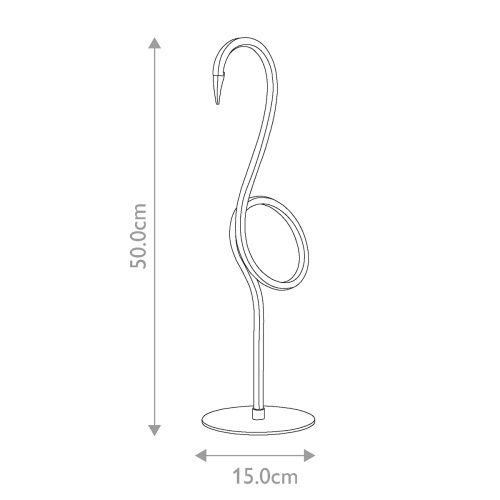 Настольная лампа Elstead, Арт. FLAMINGO-TL-PNK фото 4