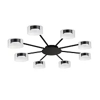 Потолочная люстра Arte Lamp ALIUS A8042PL-8BK