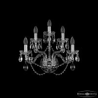 Бра хрустальные 1402B/2+2+1/195/XL Ni Bohemia Ivele Crystal (Богемия Ивеле Кристалл)