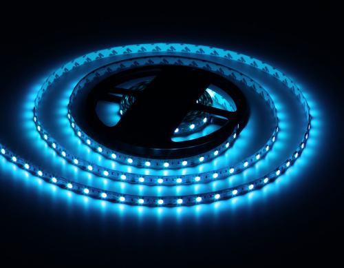Комплект светодиодной ленты 12В 5050 60Led 14.4Вт/м Цветная RGB IP20 5м фото 3 Комплект светодиодной ленты 12В 5050 60Led 14.4Вт/м Цветная RGB IP20 5м фото 3
