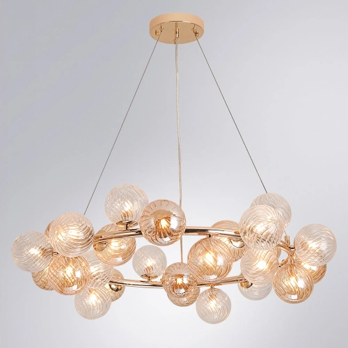 Подвесная люстра Arte Lamp ETEREO A5261LM-25GO фото 2 Подвесная люстра Arte Lamp ETEREO A5261LM-25GO фото 2