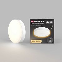 Светодиодная лампа Denkirs GX53 | GX53 DK-GX53-12W-120-3K