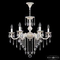 Люстра с хрустальными подвесками AL78101/6/210 B WMG Bohemia Ivele Crystal (Богемия Ивеле Кристалл)