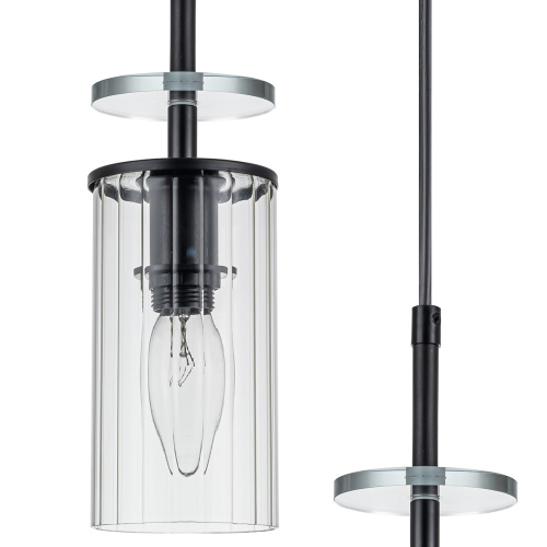 Подвесной светильник Escada 10191/3 E14*40W Black фото 5