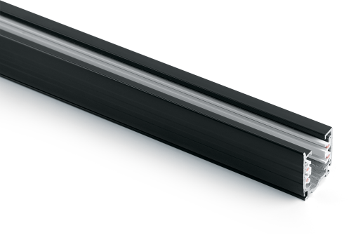 Шинопровод для трековых трехфазных  светильников , черный матовый , 2м , Ш2000-2М