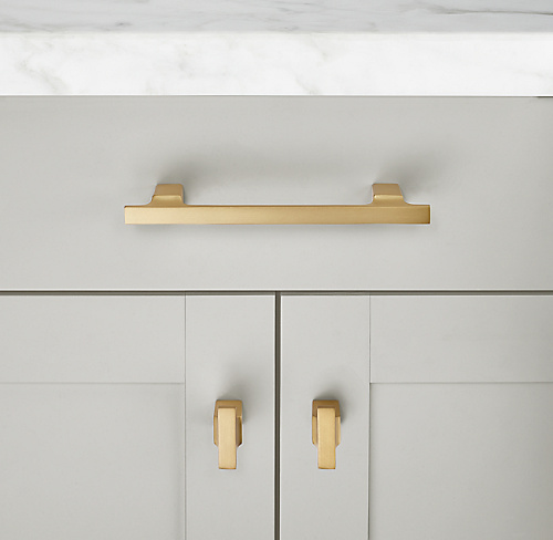 Ручка-скоба Colliers L.20.3 Lac.Burnished Brass фото 3