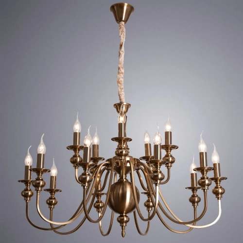 Подвесная люстра Arte Lamp PASSONI A6097LM-15PB фото 2