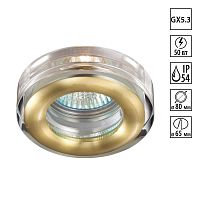 369881 SPOT NT14 602 матовое золото Встраиваемый светильник IP54 GX5.3 50W 12V AQUA