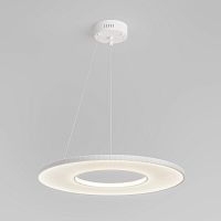 Подвесной светодиодный светильник с абажуром из ткани 101001 LED белый