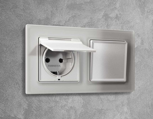 Лицевая панель розетки AMBRELLA VOLT AP4080 фото 2 Лицевая панель розетки AMBRELLA VOLT AP4080 фото 2