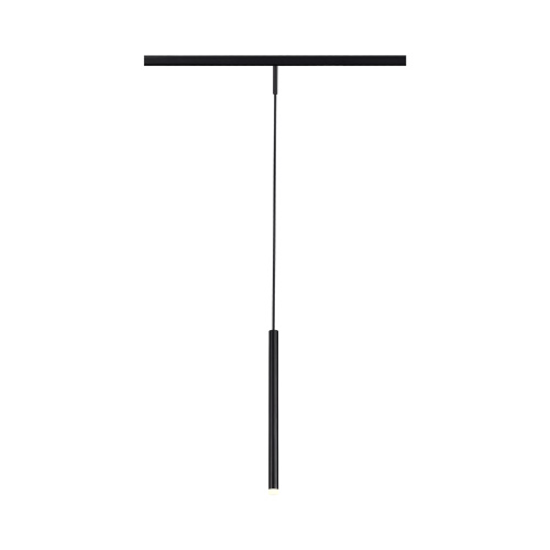 ST672.433.03 Магнитный трековый светильник Черный LED 1*3W 3000K 100Lm Ra>90 36° IP20 D18xH310 24V SUPER5 фото 6