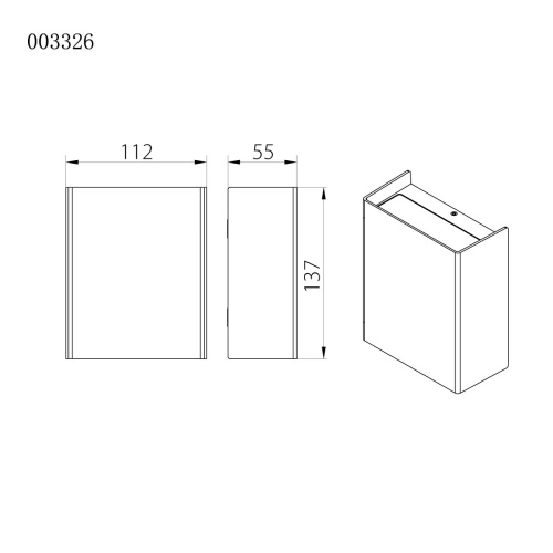 Настенный фонарь Natural Concepts, Арт. NC-003326-DG фото 5
