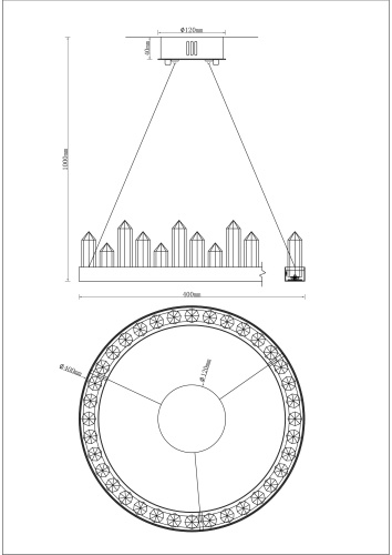 Люстра подвесная Moderli V9050-PL Ingrid фото 6