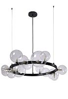 Crystal Lux Люстра Crystal Lux AGATA SP15 V2 BLACK/TRANSPARENTE