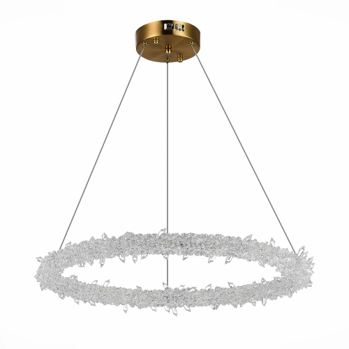 SL6105.203.01 Люстра подвесная ST-Luce Золотистый/Прозрачный LED 1*58W 3000 - 6500K Lucchero фото 5