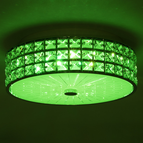 Citilux Портал CL32413G1 LED RGB Люстра хрустальная с пультом Хром фото 13 Citilux Портал CL32413G1 LED RGB Люстра хрустальная с пультом Хром фото 13