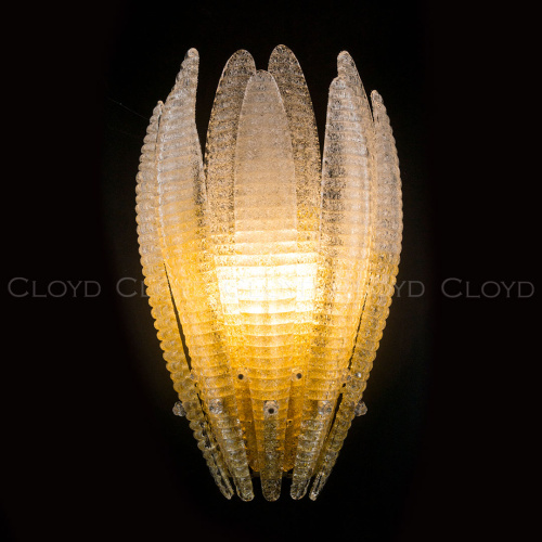 Бра Cloyd FERNAN W2 / выс. 42 см - латунь - желтое стекло (арт.20476) фото 4 Бра Cloyd FERNAN W2 / выс. 42 см - латунь - желтое стекло (арт.20476) фото 4