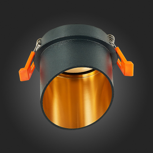 ST214.408.01 Св-к встр. Черный GU10 1*50W  IP20 L68xW68xH68 220V Без ламп Встраиваемые светильники фото 6