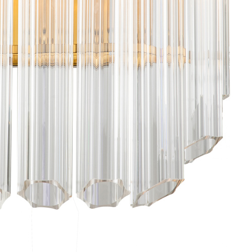 Настенный светильник Vittoria 2C brass/clear фото 2 Настенный светильник Vittoria 2C brass/clear фото 2