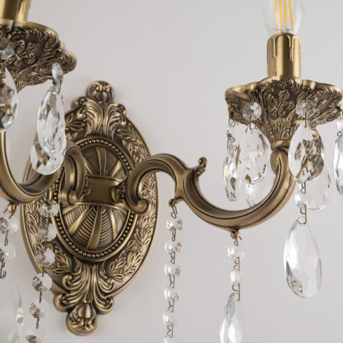 Бра с хрустальными подвесками AL7801B10/2/175 B FP Bohemia Ivele Crystal (Богемия Ивеле Кристалл) фото 10