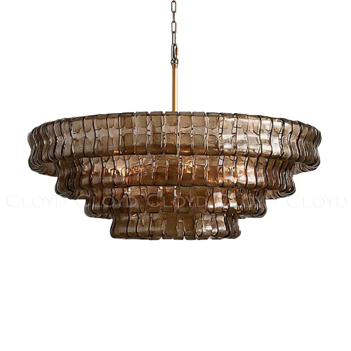 Люстра Cloyd NAMASTE C16 / Ø90 см - латунь - дымчат. стекло (арт.11689) фото 2 Люстра Cloyd NAMASTE C16 / Ø90 см - латунь - дымчат. стекло (арт.11689) фото 2