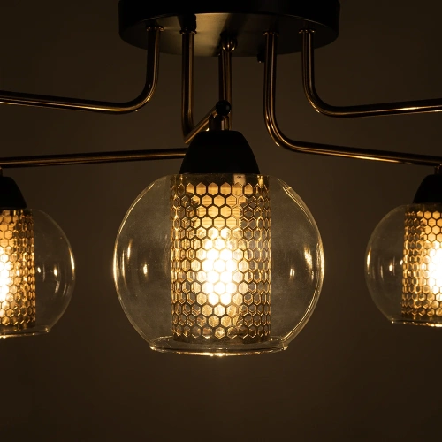 Потолочная люстра Arte Lamp MANCHESTER A7045PL-6BK фото 2