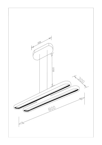 Светодиодный подвесной светильник Moderli V2420-PL Style фото 3