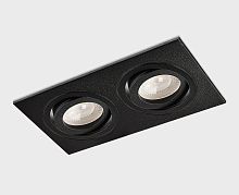 SAG203-4 black/black светильник встраиваемый поворотный