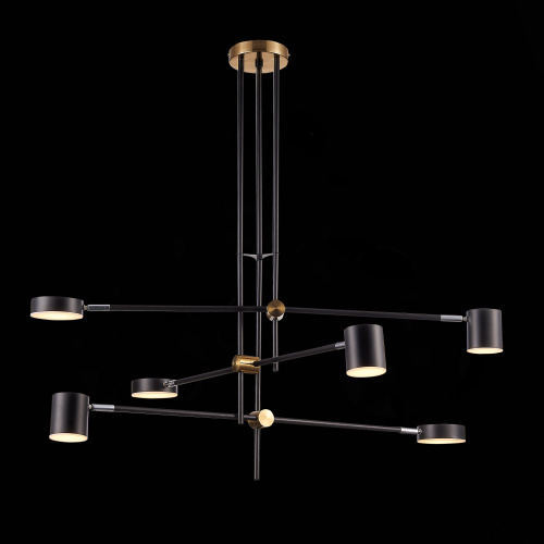 SL1604.432.06 Светильник потолочный ST-Luce Черный, Латунь/Черный LED 6*5W 3000K RODRIGO фото 5