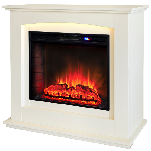 Электрокамин RealFlame Canada 25,5 WT белый с очагом Sparta 25,5 LED фото 3 Электрокамин RealFlame Canada 25,5 WT белый с очагом Sparta 25,5 LED фото 3