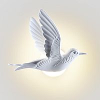 4310/3WLA HIGHTECH ODL22 429 белый гипс Настенный светильник (ПРАВ.) IP20 LED 3W 122Лм 3000K COLOMBELLA