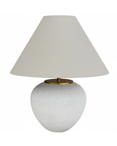 Белая настольная лампа "Ноэл"