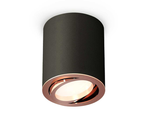 Комплект накладного светильника Ambrella light Techno Spot XS7422004 SBK/PPG черный песок/золото розовое полированное (C7422, N7005)