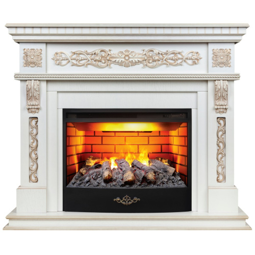 Электрокамин RealFlame Estella 25,5/26 WT с очагом 3D Firestar 25,5 Электрокамин RealFlame Estella 25,5/26 WT с очагом 3D Firestar 25,5