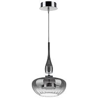 804401 Люстра ASTRA LED 12W 580LM ХРОМ/ДЫМЧАТЫЙ 3000K