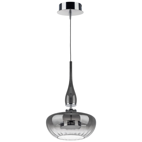 804401 Люстра ASTRA LED 12W 580LM ХРОМ/ДЫМЧАТЫЙ 3000K
