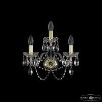 Бра хрустальные 1402B/2+1/160 G Bohemia Ivele Crystal (Богемия Ивеле Кристалл)