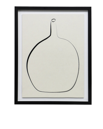 Постер "Drawing Vase" с чёрной рамой фото 2 Постер "Drawing Vase" с чёрной рамой фото 2