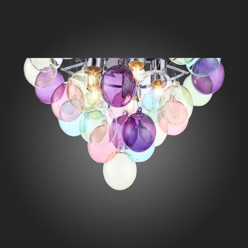 SL432.153.05 Светильник подвесной ST-Luce Хром/Разноцветный E27 5*60W SOSPIRO фото 9