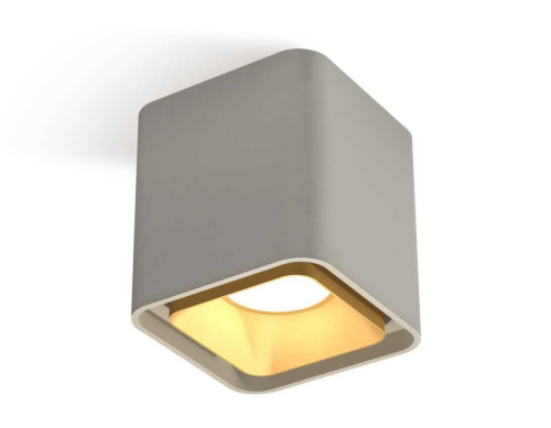 Комплект накладного светильника Ambrella light Techno Spot XS7842004 SGR/SGD серый песок/золото песок (C7842, N7704)