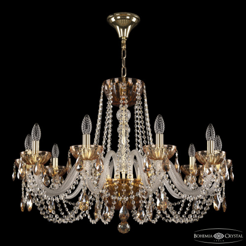 Люстра 5402/10/300 G Amber/M-1H K721 Bohemia Ivele Crystal (Богемия Ивеле Кристалл) фото 2 Люстра 5402/10/300 G Amber/M-1H K721 Bohemia Ivele Crystal (Богемия Ивеле Кристалл) фото 2