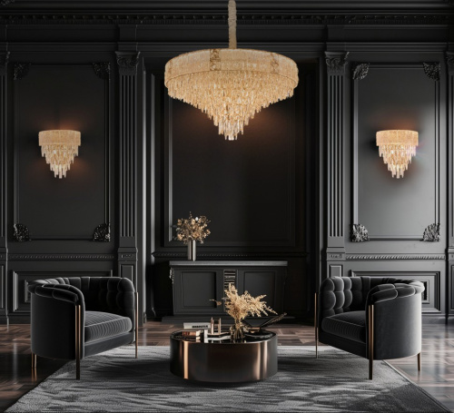 Люстра подвесная Delight Gold FL1058-27P фото 4