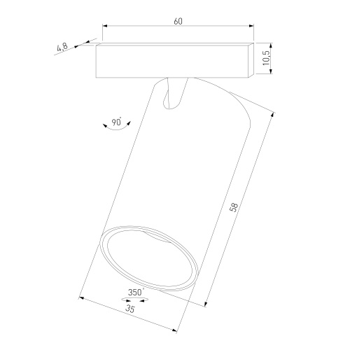 Трековый светильник 5W 3000K Mini Magnetic 85158/01 фото 9