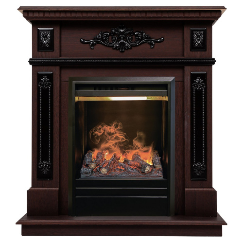Электрокамин RealFlame Lilian DN орех с очагом 3D Olympic Электрокамин RealFlame Lilian DN орех с очагом 3D Olympic