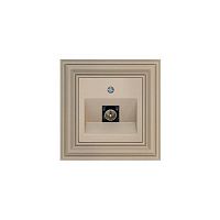 ТВ-розетка Liregus Retro кремовый омбре 29-133