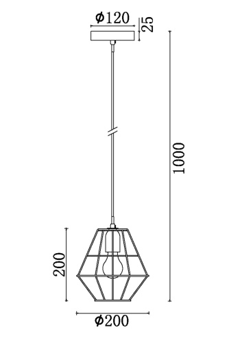 Подвесной светильник Freya FR4001PL-01CH Подвесной светильник Freya FR4001PL-01CH