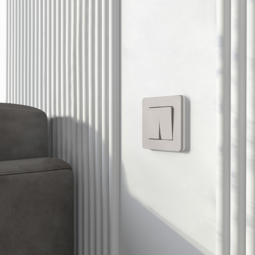 Рамка из поликарбоната на 1 пост Split дымчатый/белый, soft-touch W0013067 фото 6 Рамка из поликарбоната на 1 пост Split дымчатый/белый, soft-touch W0013067 фото 6