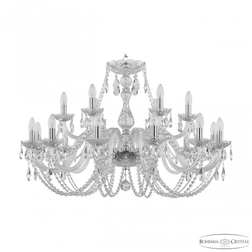 Люстра хрустальная 101/12+6/360 Ni Bohemia Ivele Crystal (Богемия Ивеле Кристалл) Люстра хрустальная 101/12+6/360 Ni Bohemia Ivele Crystal (Богемия Ивеле Кристалл)
