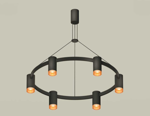 Комплект подвесного светильника Ambrella light Traditional DIY черный песок/кофе (С9022, N6154) XB9022202